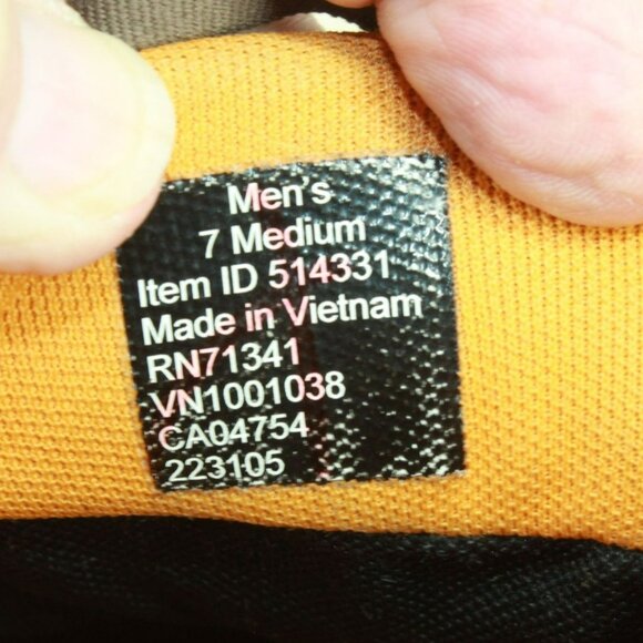 LL Bean Trailfinder Brown Leather Waterproof Rugged Hiking Shoes Size 7 M - Picture 8 of 9